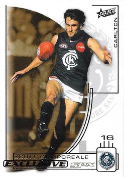 2002 Select AFL Exclusive SPX #63 Scott Camporeale Front